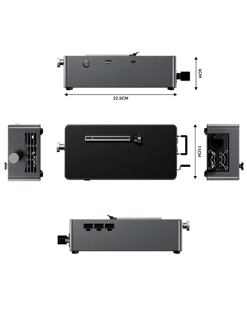 JINLI AG02 AG01 Dock eGPU OCul - External Gpu Dock Pcie 4.0 Oculink avaliação e preço