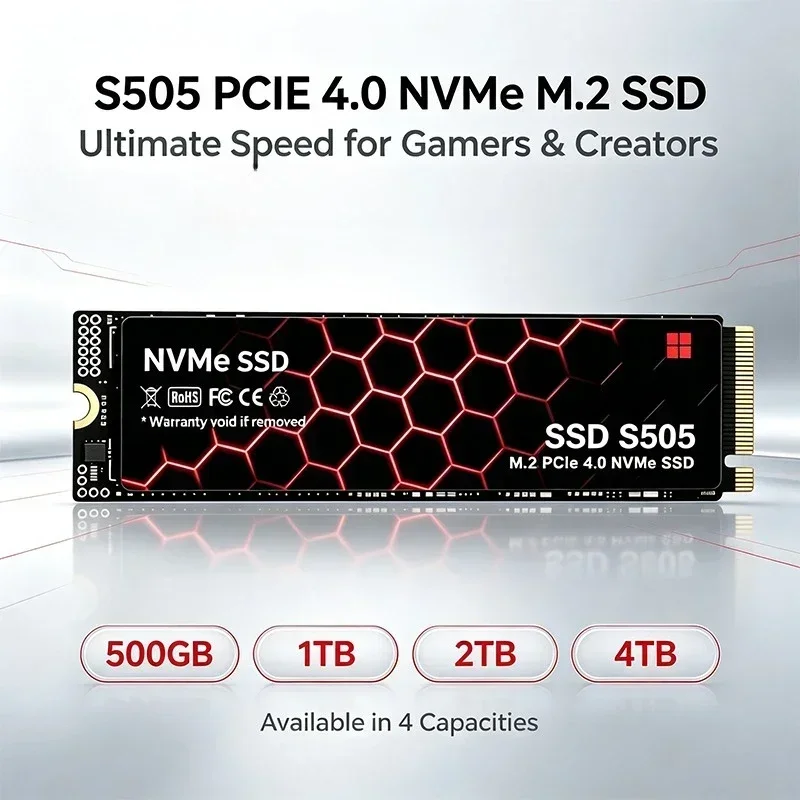 SSD S505 M.2 NVMe PCIe 4.0 Nov - M.2 Nvme 4Tb Pcie 4.0 Ssd avaliação e preço