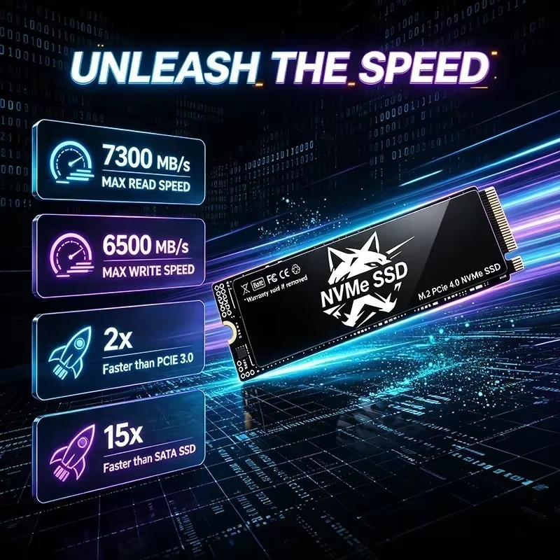 SSD NVMe M.2 interno 2280 PCIe - M.2 Nvme 4Tb Pcie 4.0 Ssd avaliação e preço