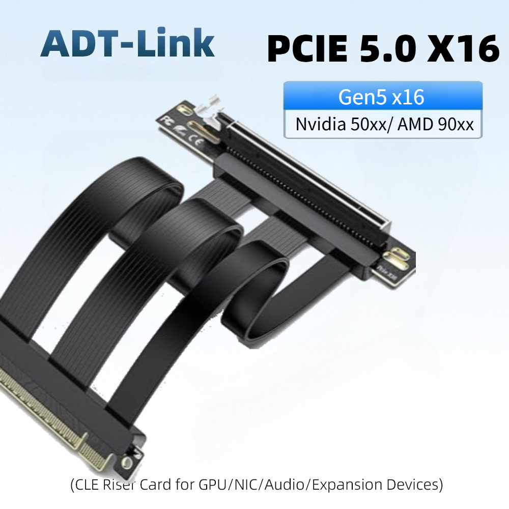 Cabo Riser PCIE 5.0 x16, ideal - Pcie 4.0 X16 Riser Cable 90 Degree avaliação e preço
