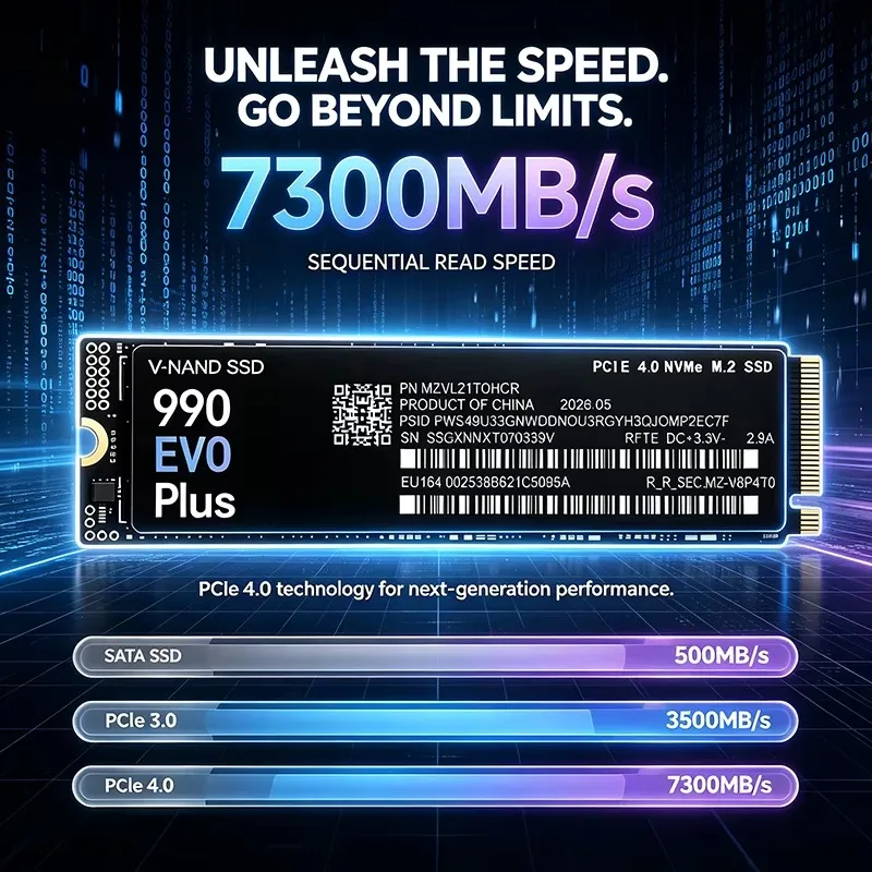 990 EVO Plus 500GB-4TB TLC 3D  - M.2 Nvme 4Tb Pcie 4.0 Ssd avaliação e preço