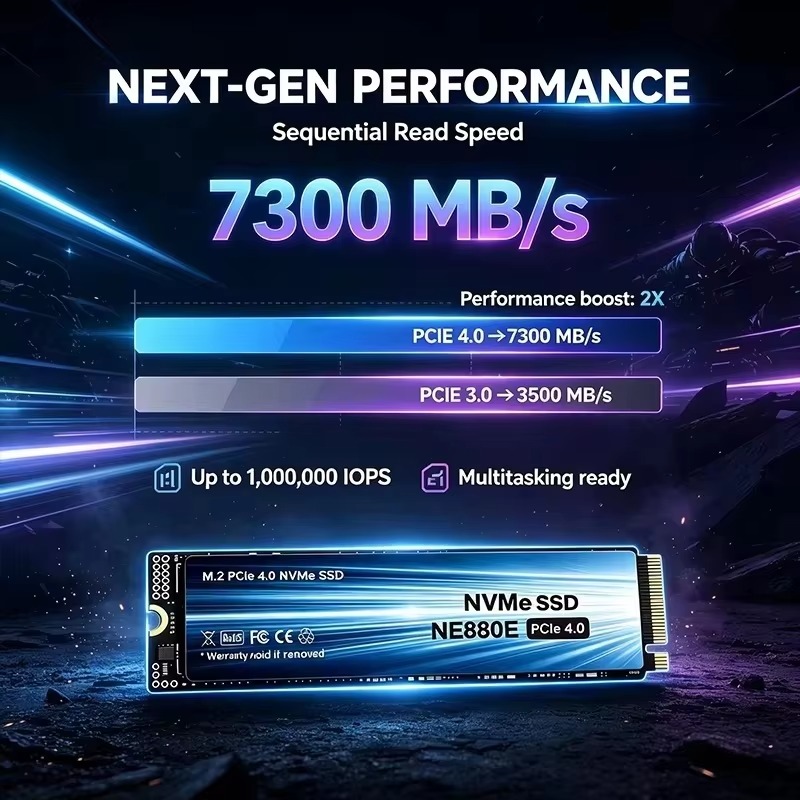 SSD NE880E original, M.2 NVMe  - M.2 Nvme 4Tb Pcie 4.0 Ssd avaliação e preço