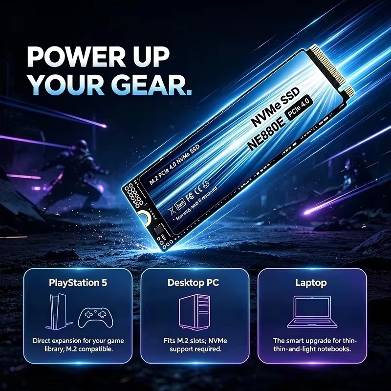 SSD NE880E original, M.2 NVMe  - M.2 Nvme 4Tb Pcie 4.0 Ssd avaliação e preço