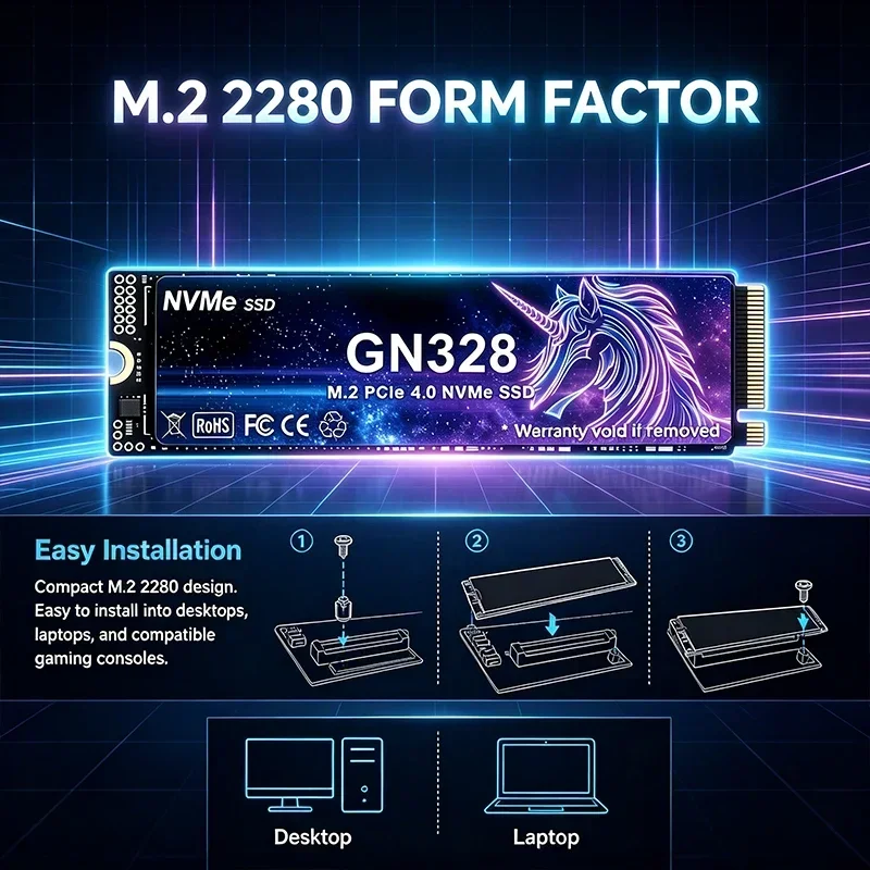 SSD de estado sólido GN328 PCI - M.2 Nvme 4Tb Pcie 4.0 Ssd avaliação e preço