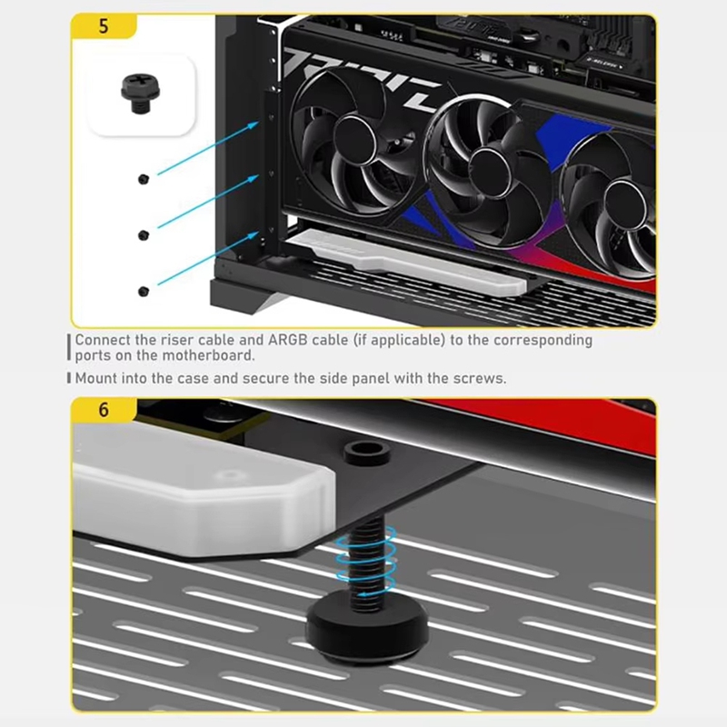● Suporte vertical para montag - Pcie 4.0 X16 Riser Cable 90 Degree avaliação e preço