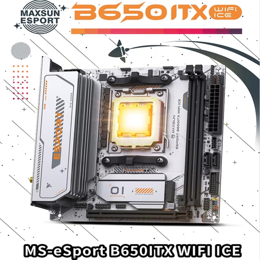 Placa-mãe MAXSUN ESport B650IT - B650 Itx Motherboard Wifi avaliação e preço
