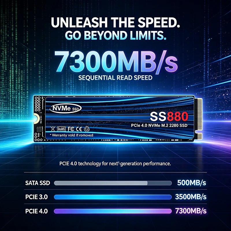 SS880 SSD NVMe confiável e est - M.2 Nvme 4Tb Pcie 4.0 Ssd avaliação e preço