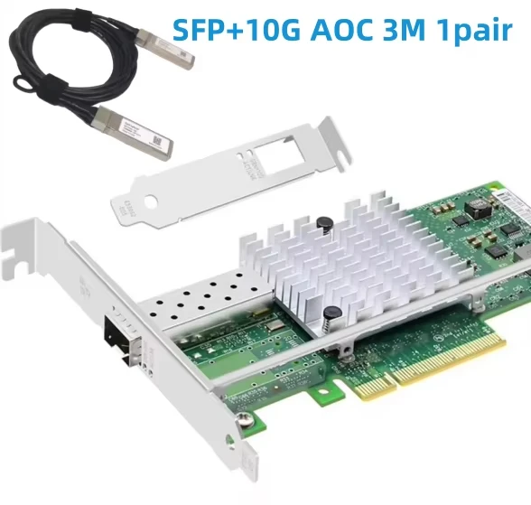 Placa de rede PCI-E Intel X520 - 10Gb Sfp+ Pcie Network Card Dual Port avaliação e preço